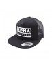 Černá kšiltovka s bílou výšivkou MDMA FASHION